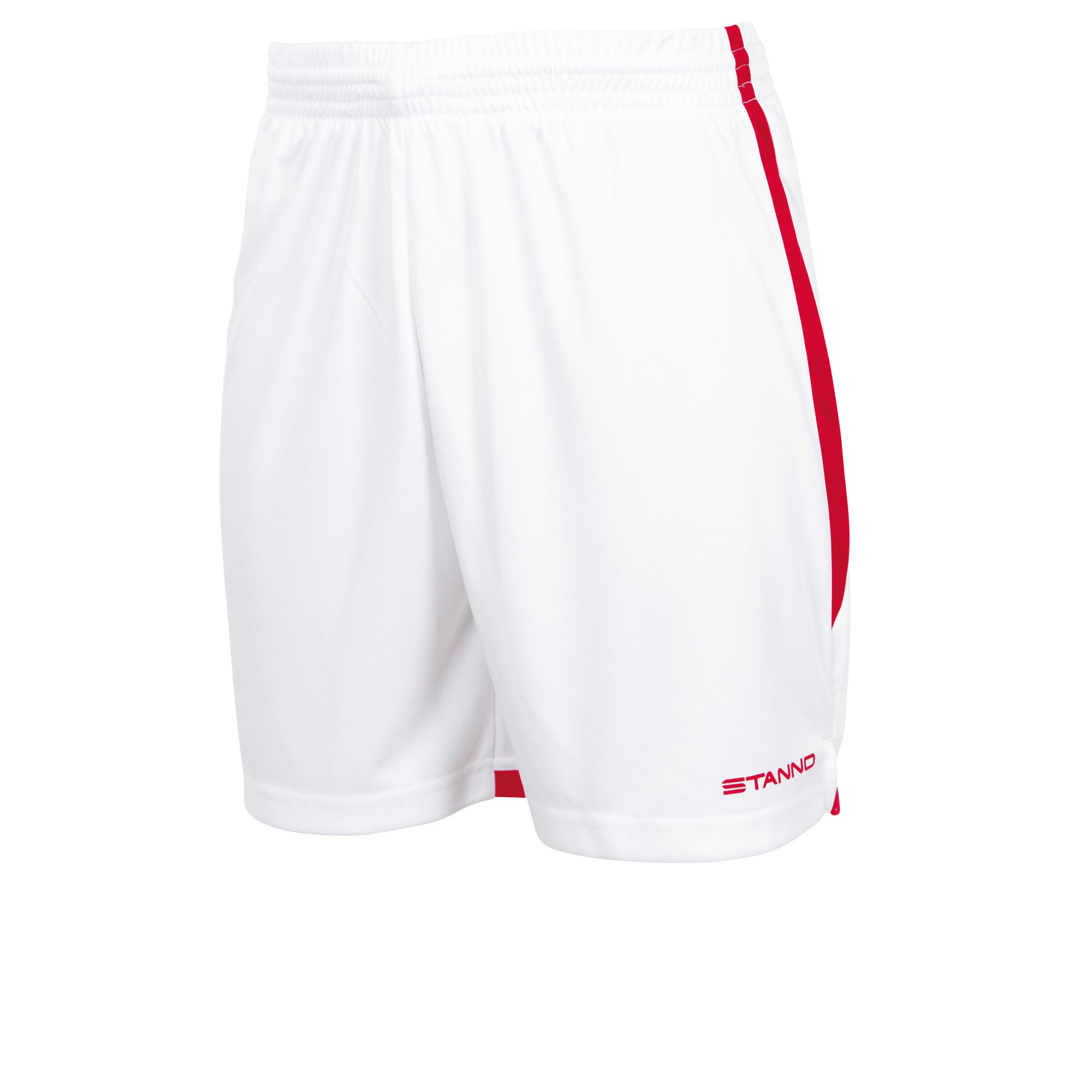 Stanno Focus Shorts White Red