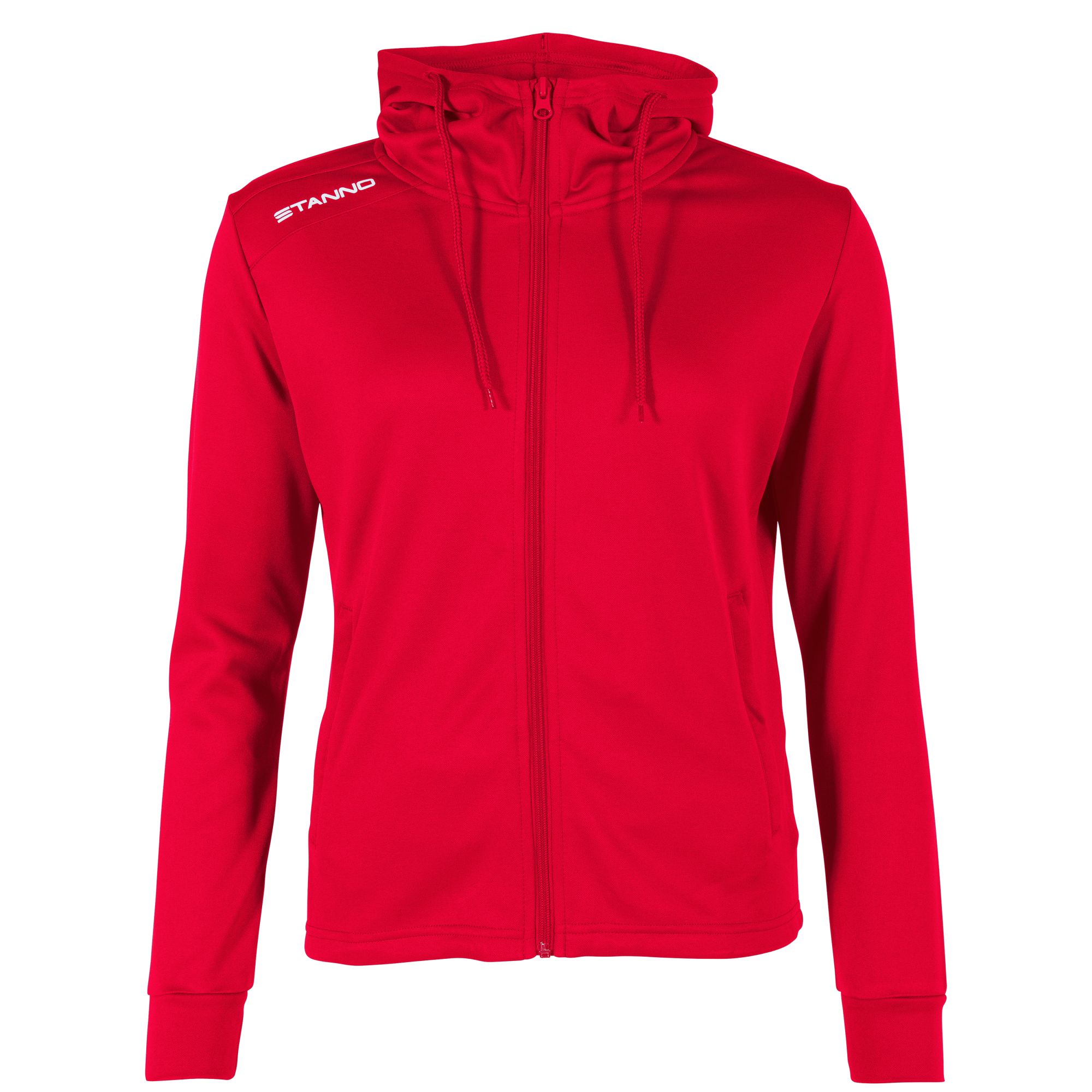 Stanno Field Ladies Full Zip Hoodie Red