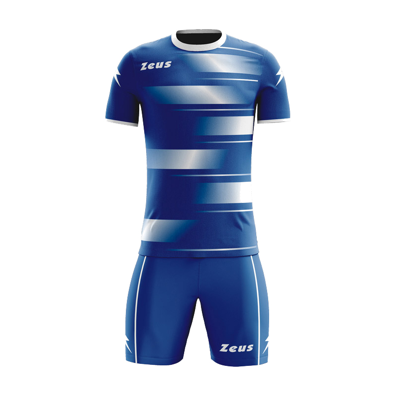 Zeus Kosmo Football Kit Blue white
