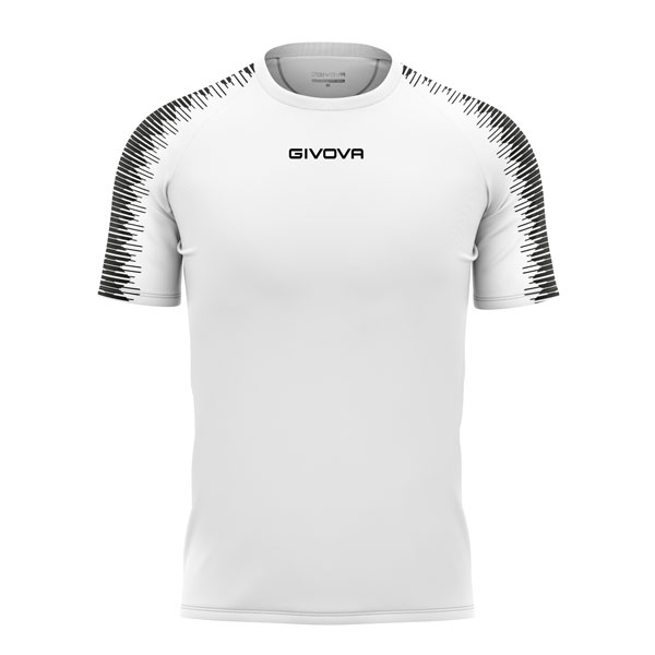 Givova Club In Mesh Football Shirt White Black