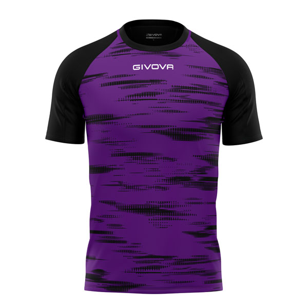 Givova Pixel Football Shirt Purple Black
