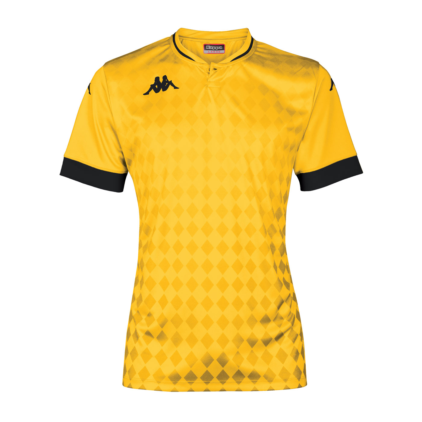 Kappa Bofi Football Shirt Yellow Black
