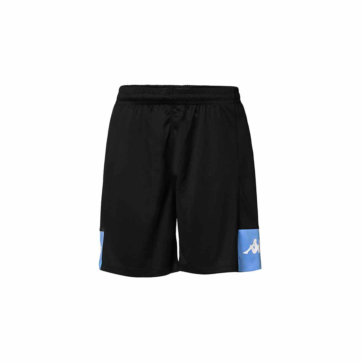 Kappa Daggo Football Shorts Black Sky