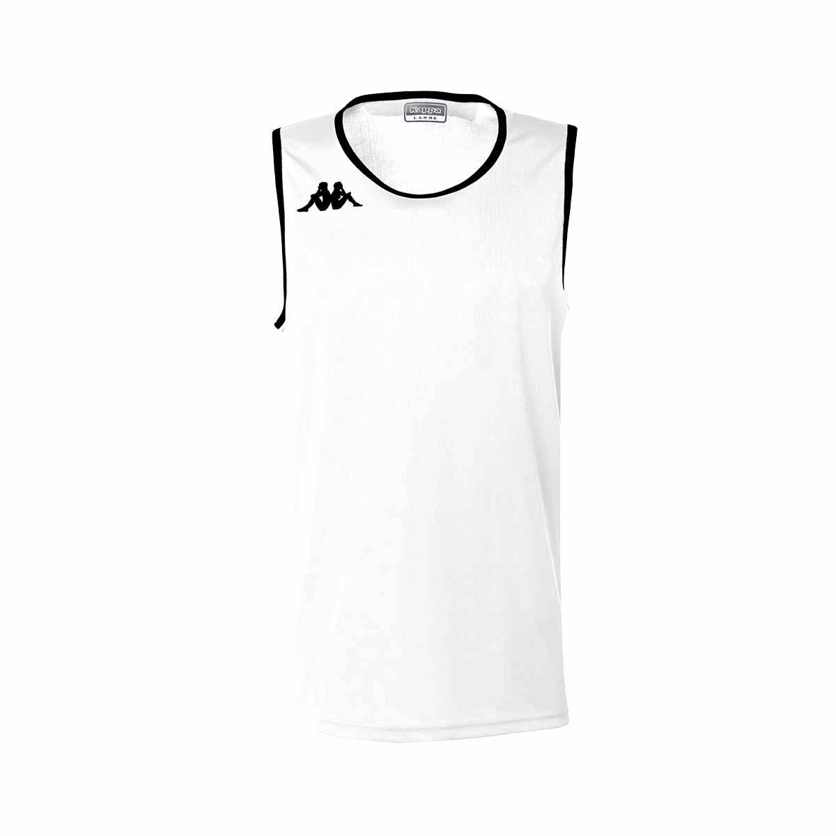 Kappa Danco Basketball Jersey White Black
