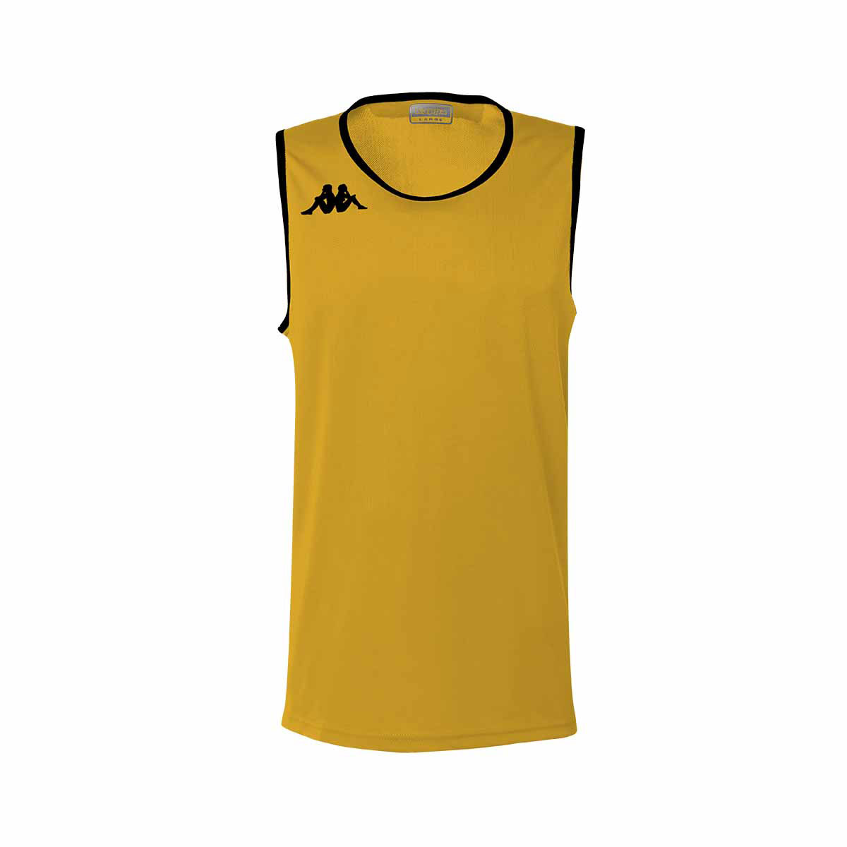 Kappa Danco Basketball Jersey Yellow Black