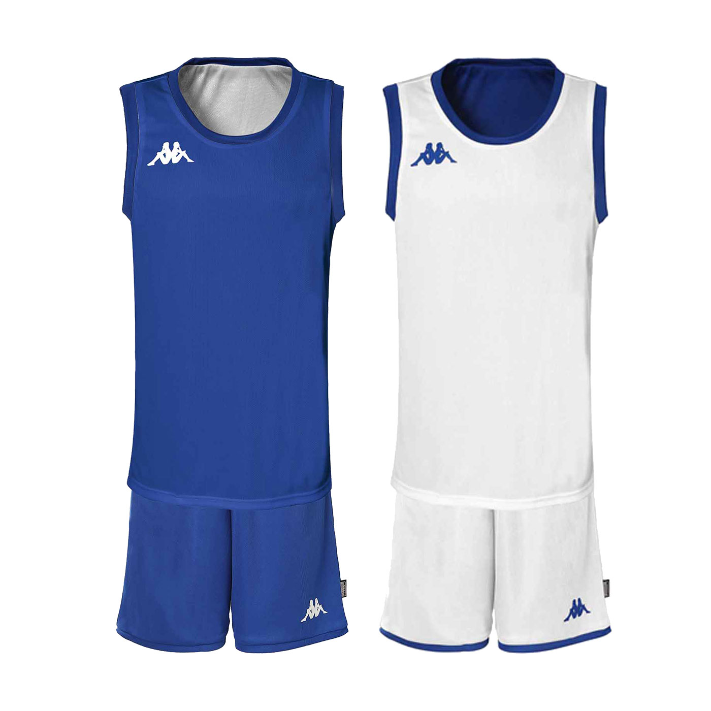 Kappa Dancosi Reversible Basketball Kit Blue White