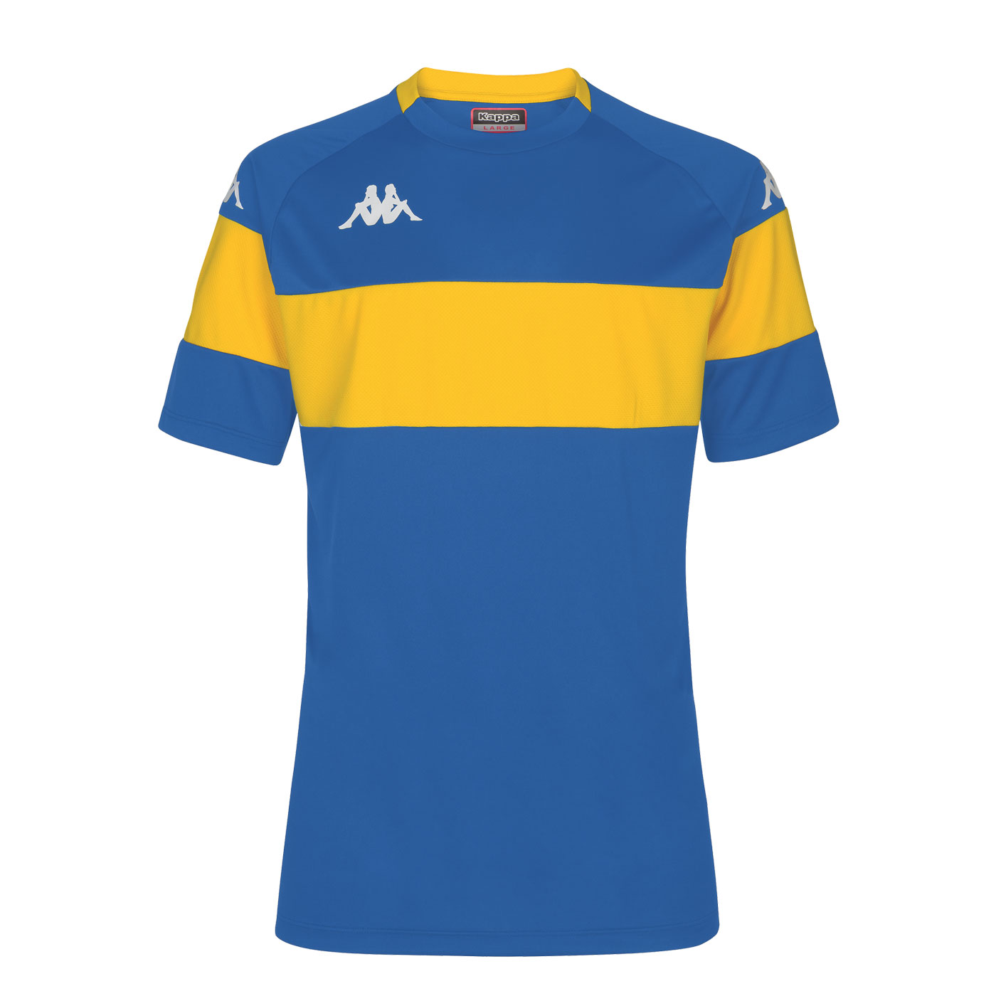 Kappa Dareto Football Shirt Blue Yellow