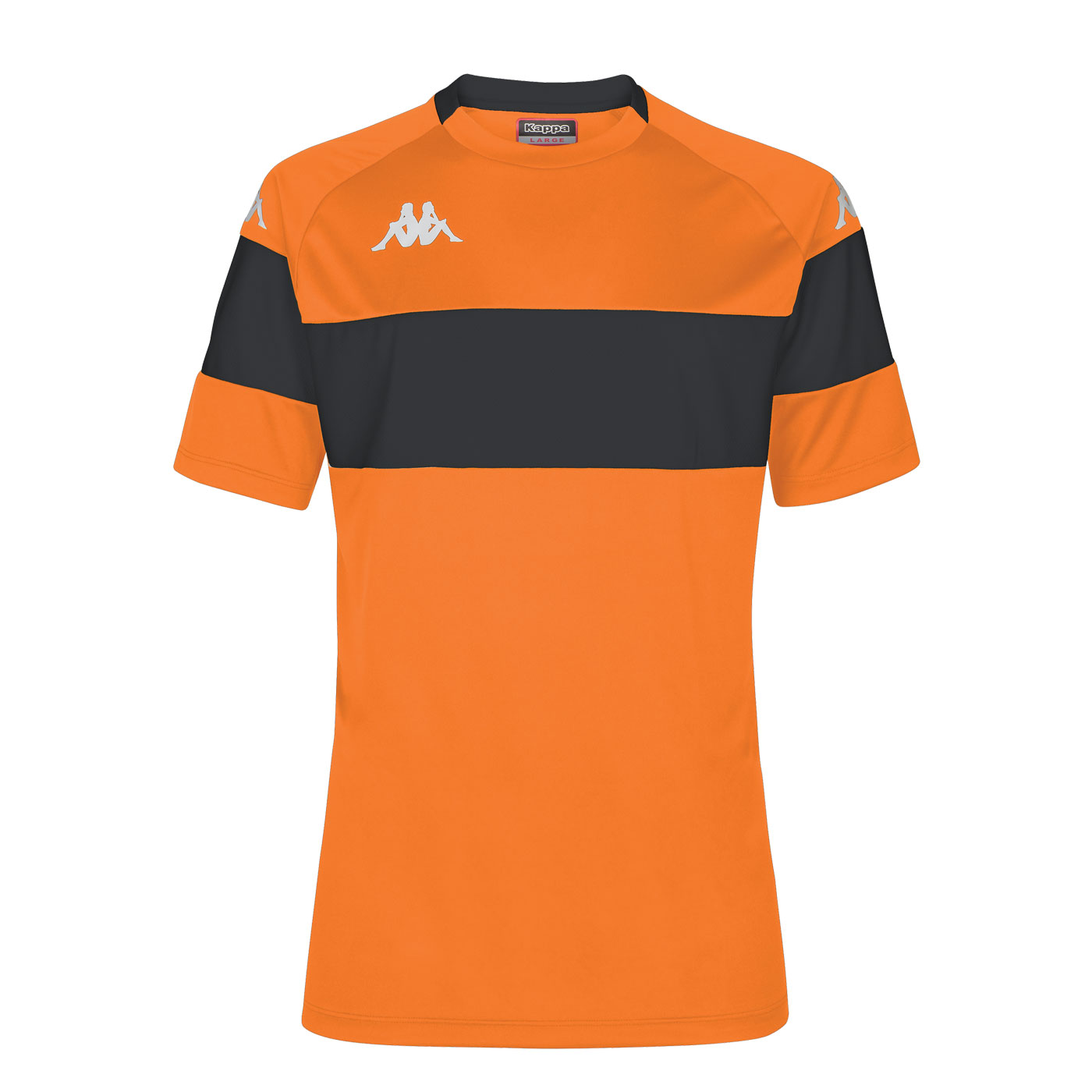 Kappa Dareto Football Shirt Orange Black