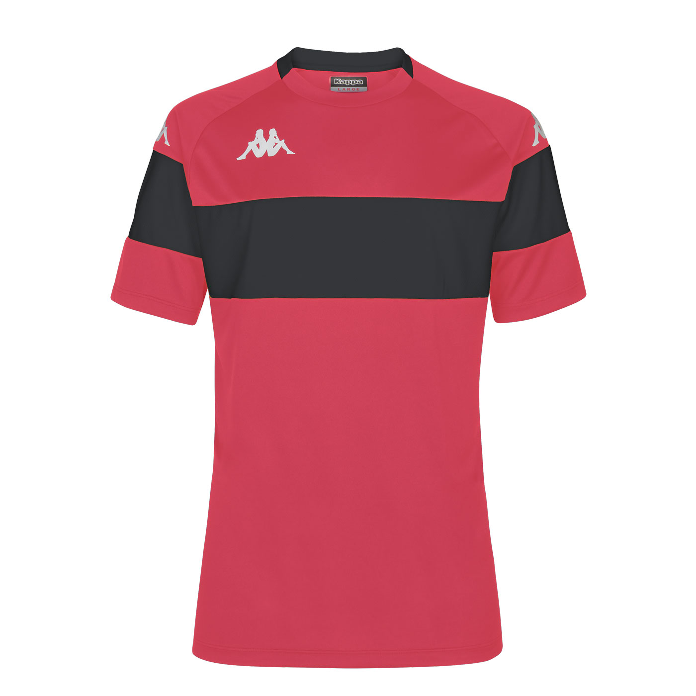 Kappa Dareto Football Shirt Red Black
