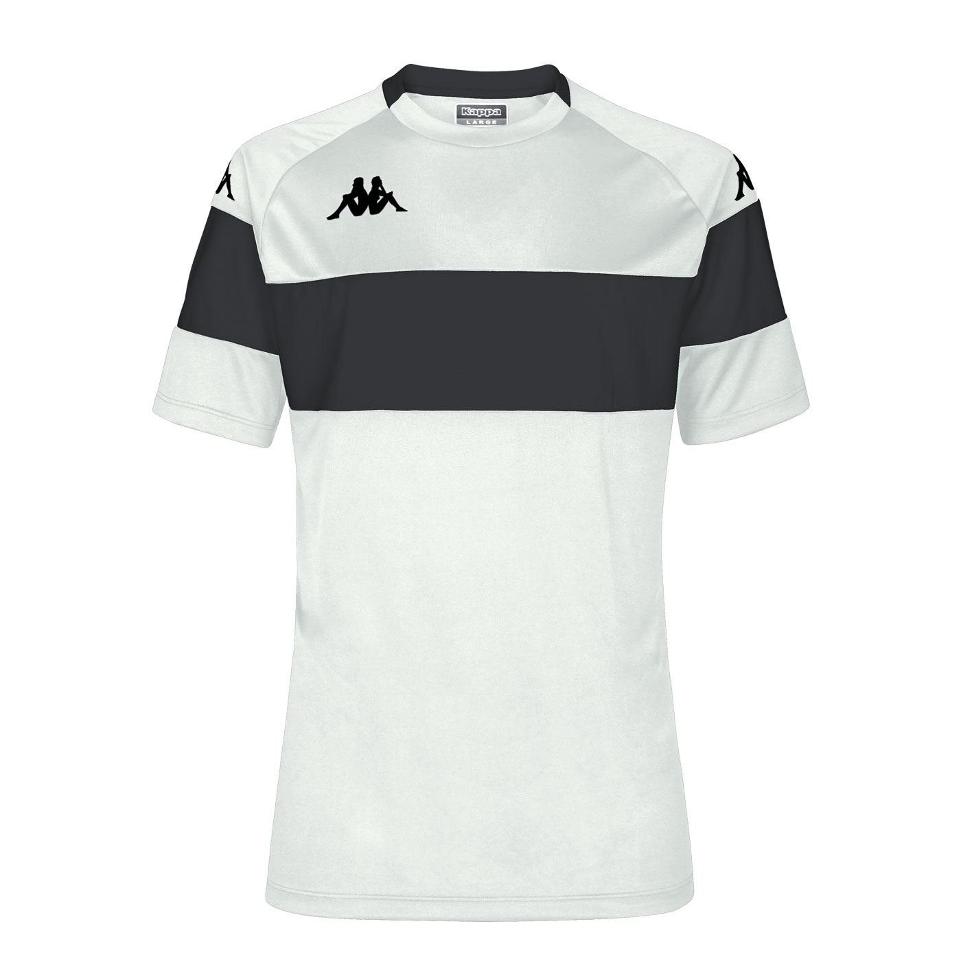 Kappa Dareto Football Shirt White Black
