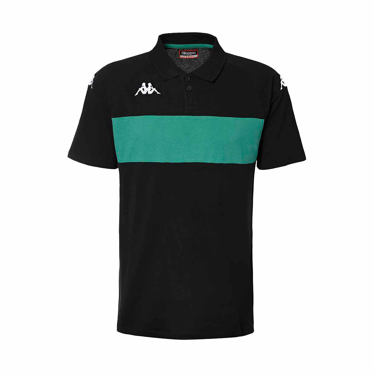 Kappa Dianetti Polo Shirt Black Green