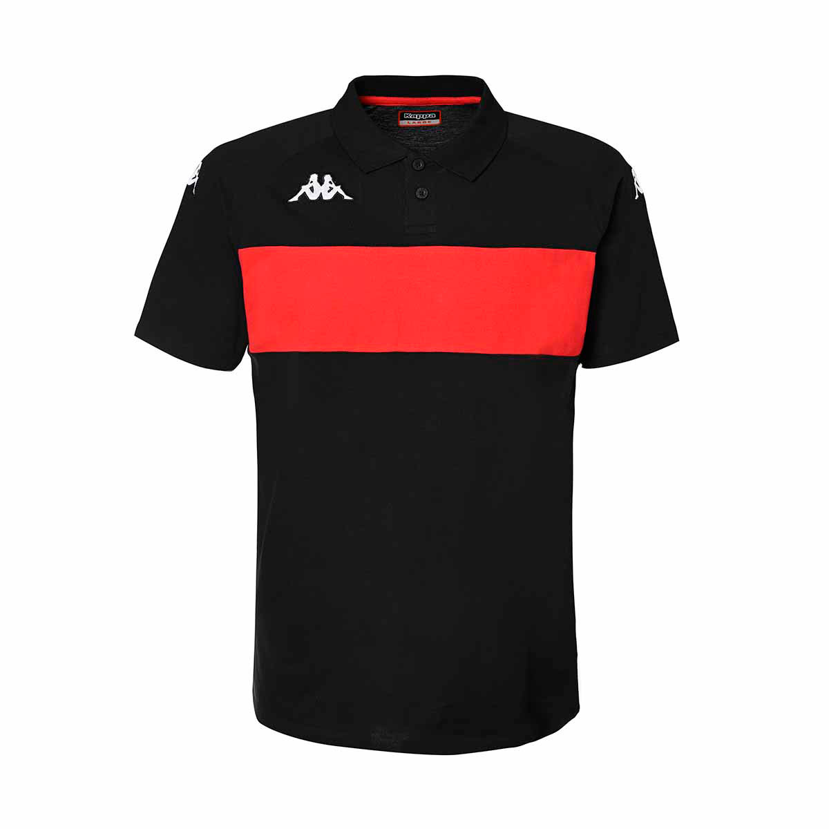 Kappa Dianetti Polo Shirt Black Red