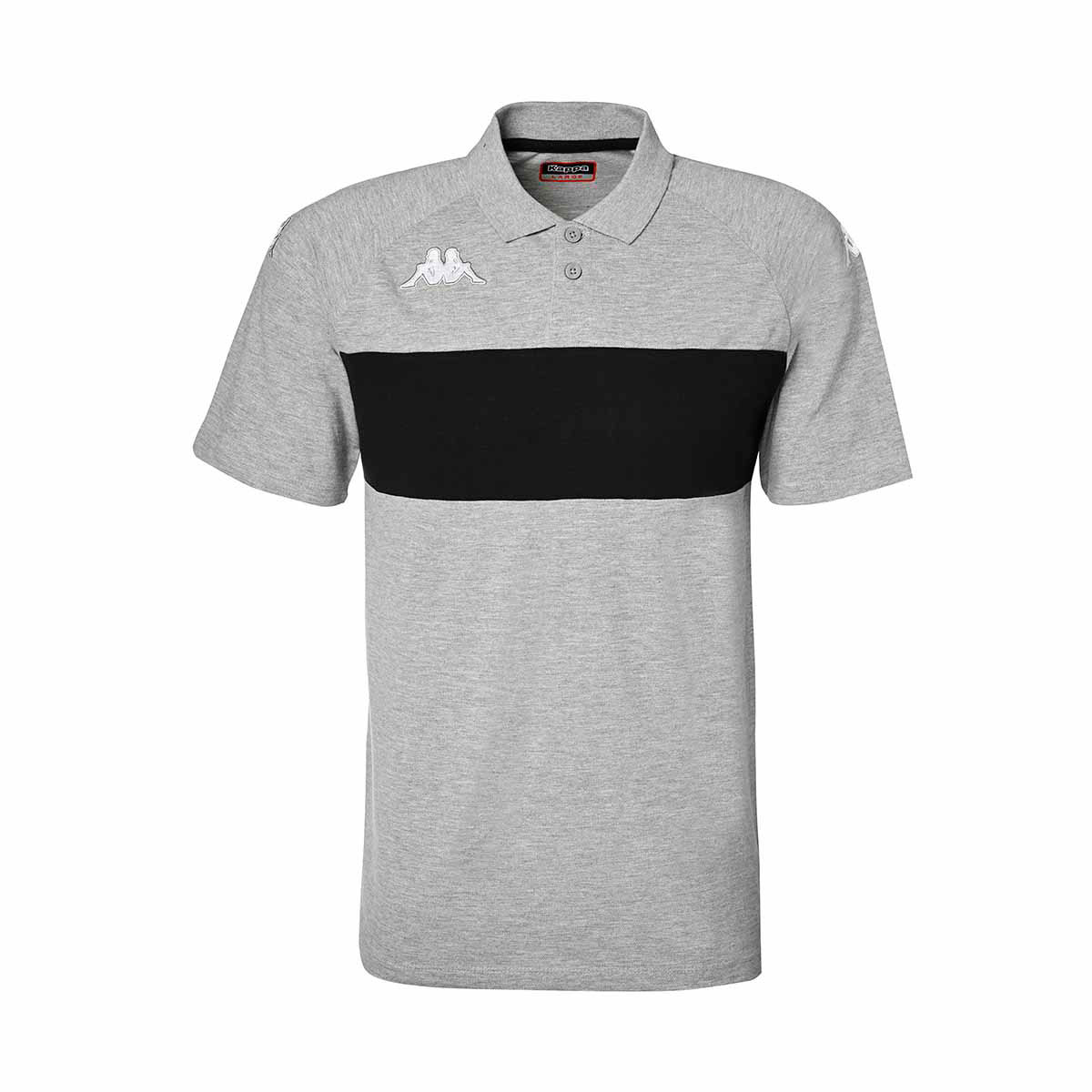 Kappa Dianetti Polo Shirt Grey Black