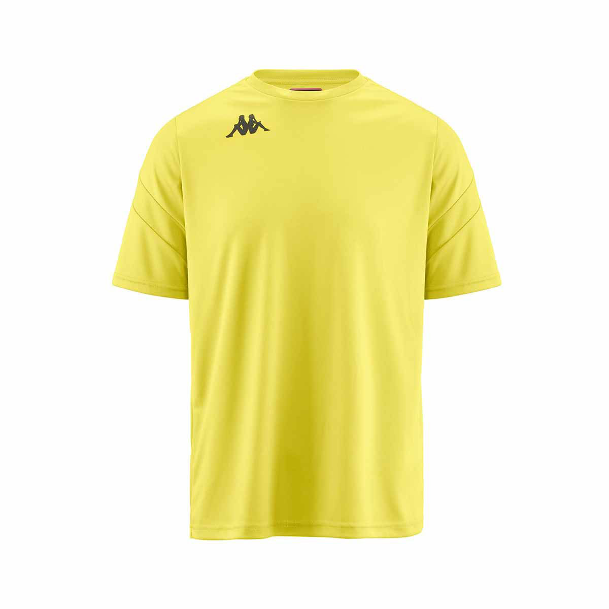 Kappa Dovo Football Shirt Yellow Fluo