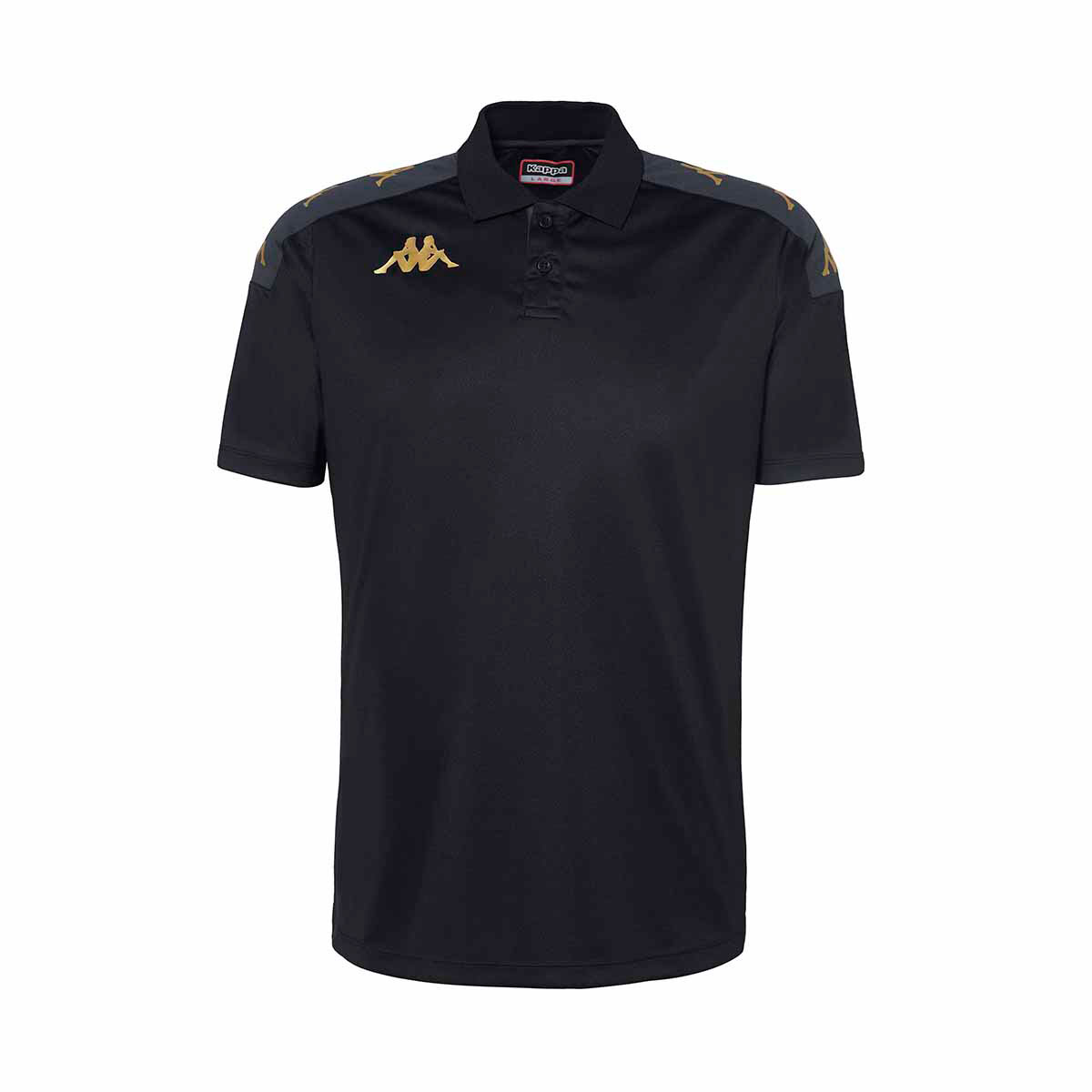 Kappa Ghiolo Polo Shirt Black