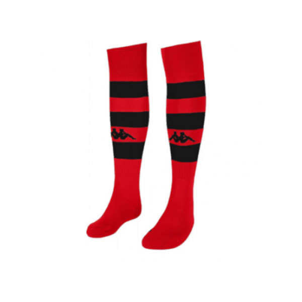 Kappa Lipeno Football Sock Red Black