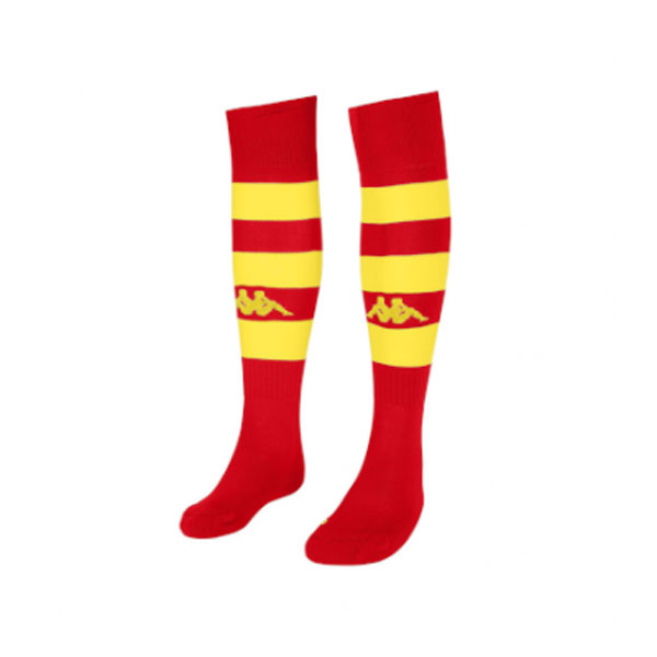 Kappa Lipeno Football Sock Red Yellow