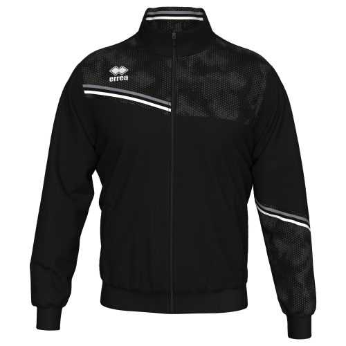 Errea Elton Tracksuit Top Black Anthracite White
