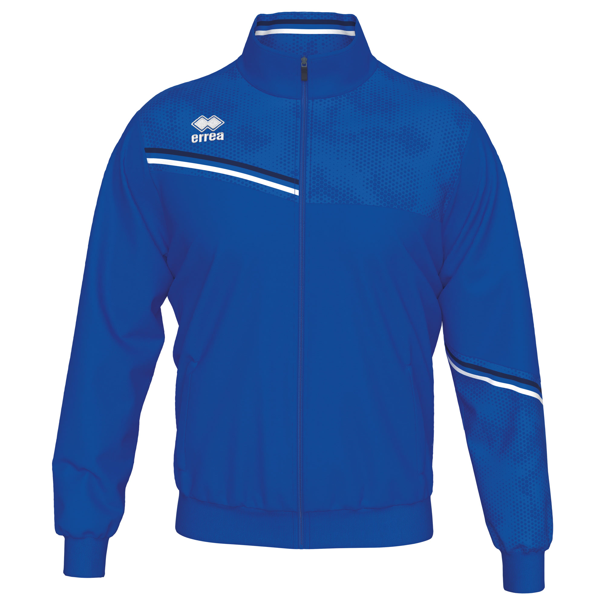 Errea Elton Tracksuit Top Blue Navy White