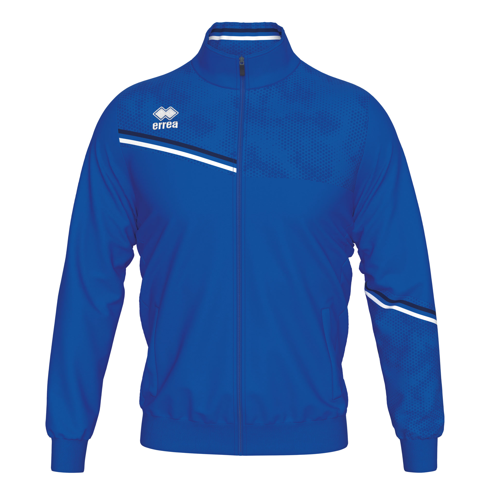 Errea Erick Tracksuit Top Blue White Navy