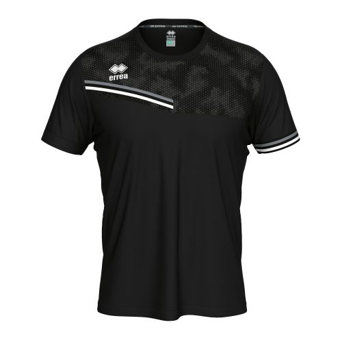 Errea Evan Football Shirt Black Anthracite White