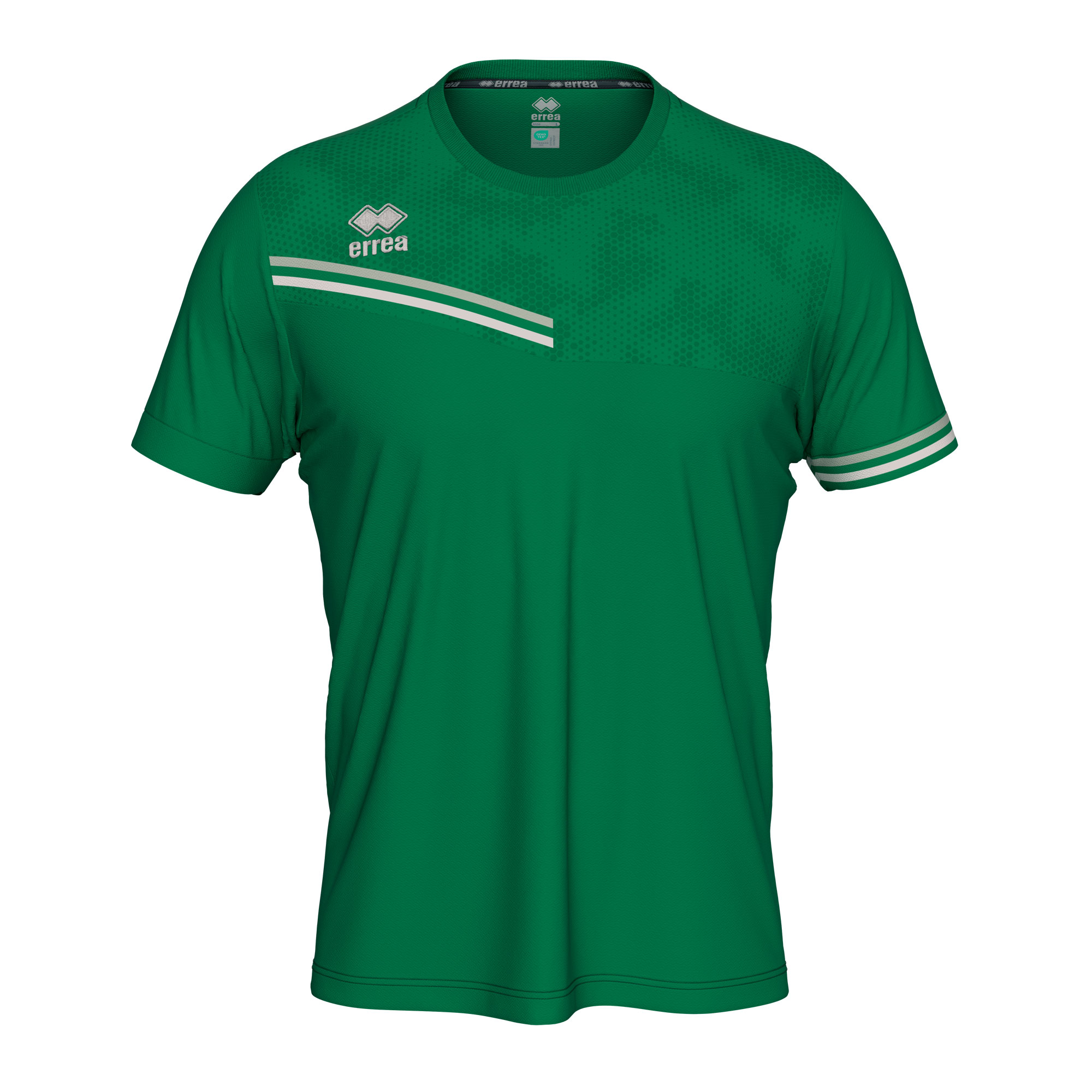 Errea Evan Football Shirt Green Grey White Errea Evan Football Shirt Green Grey White
