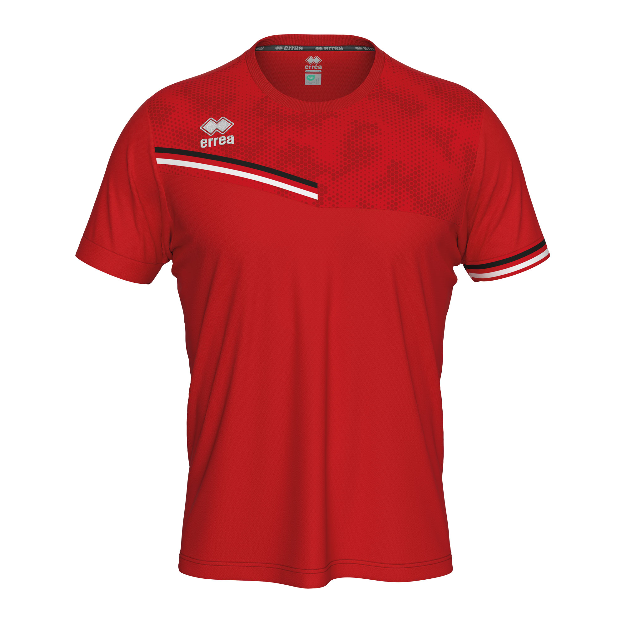 Errea Evan Football Shirt Red Black White Errea Evan Football Shirt Red Black White