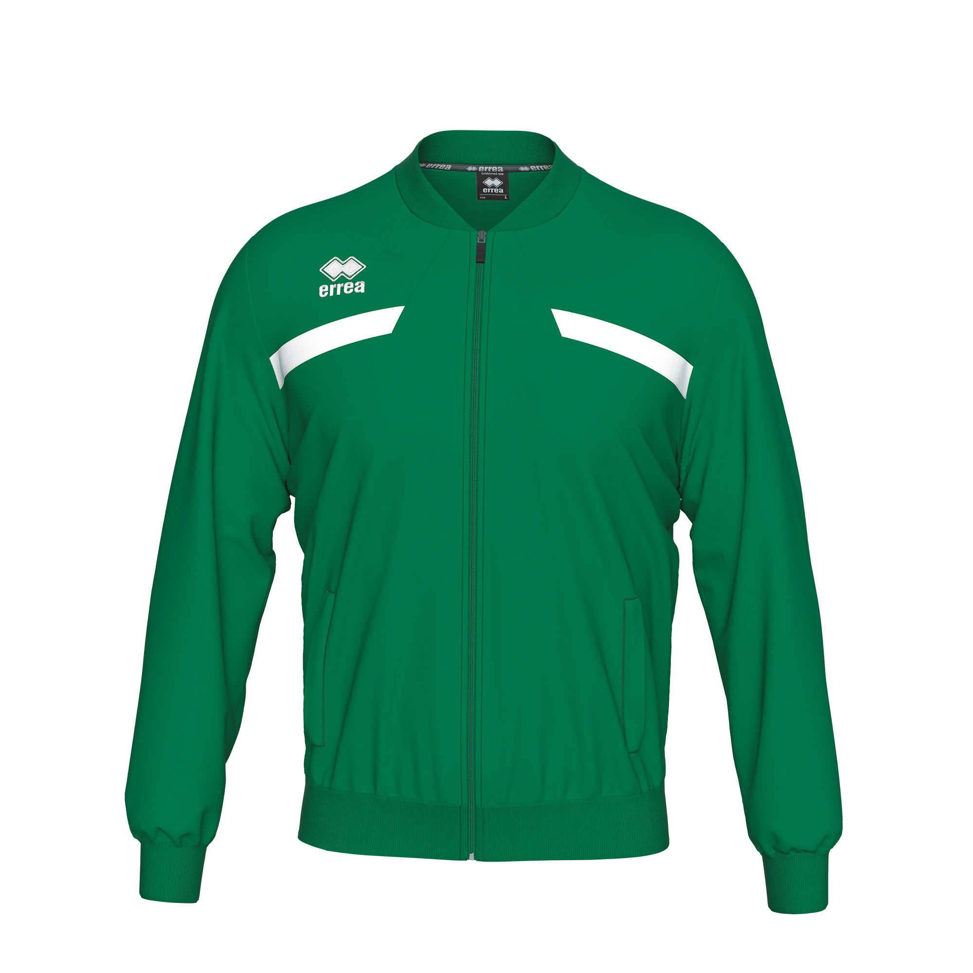 Errea Mick Tracksuit Top Green White Errea Mick Tracksuit Top Green White