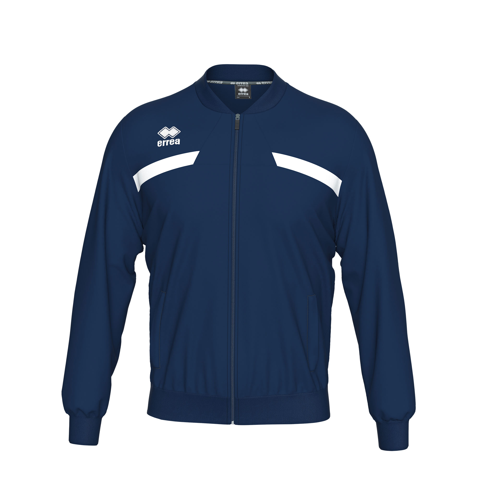 Errea Mick Tracksuit Top Navy White Errea Mick Tracksuit Top Navy White