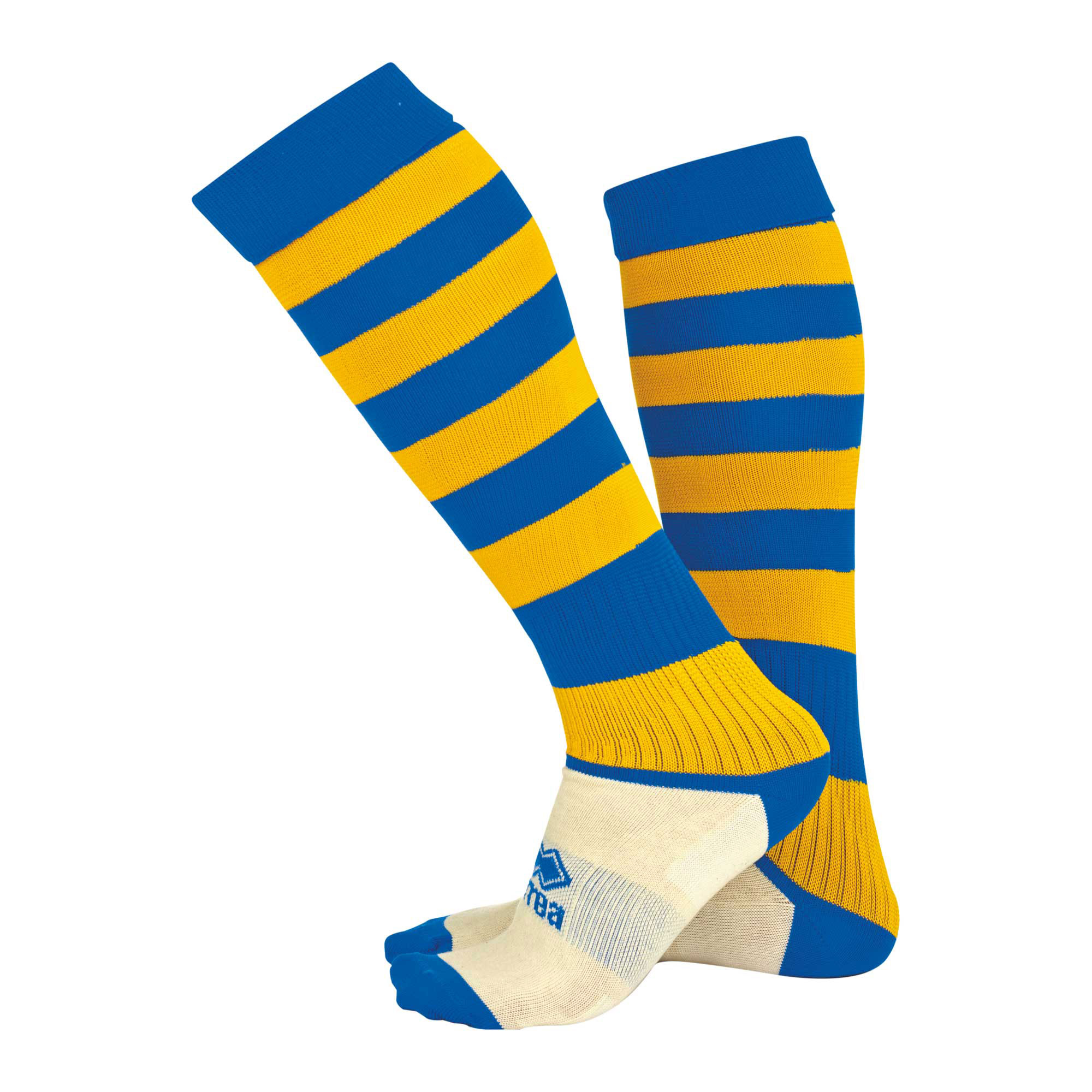Errea Zone Football Socks Blue Yellow