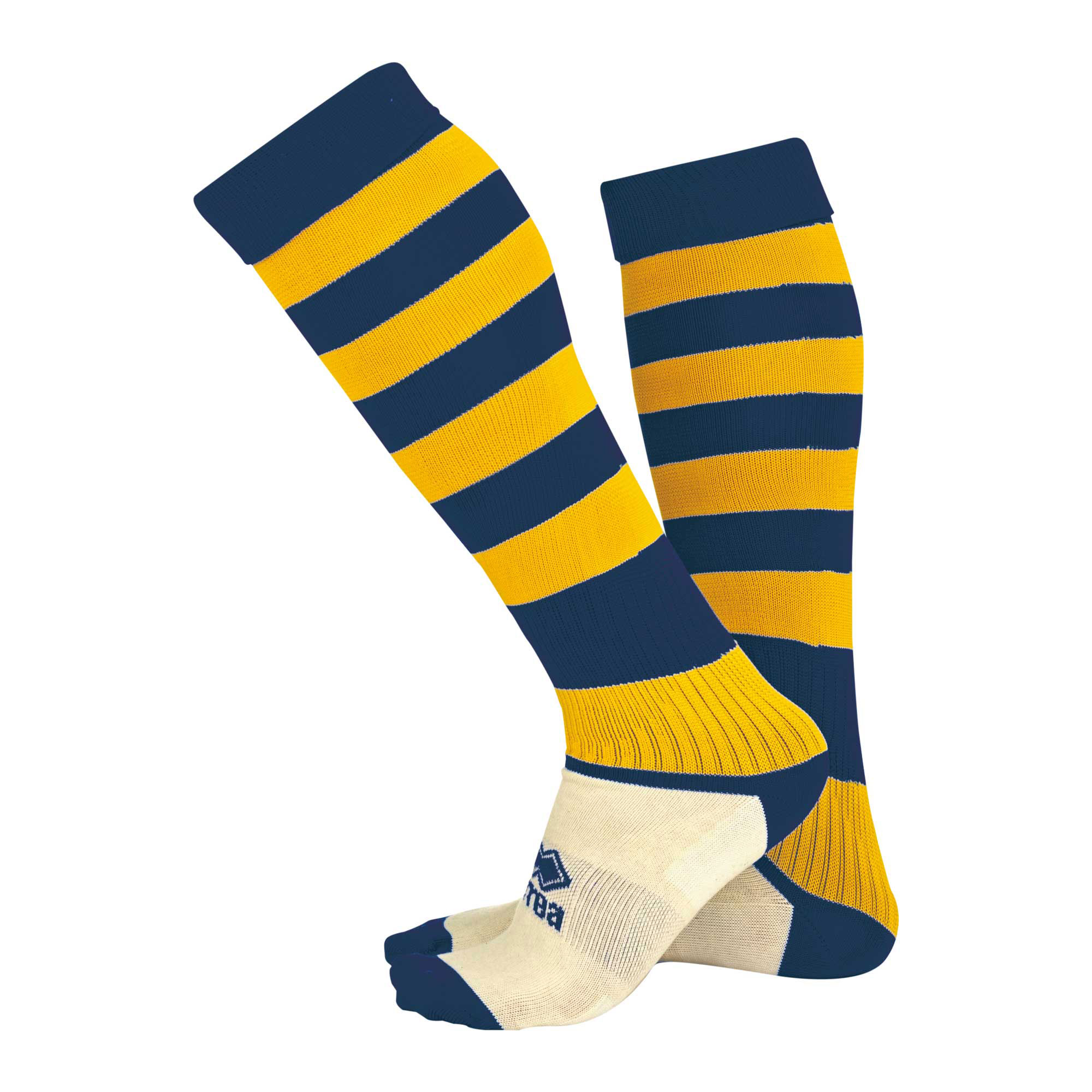 Errea Zone Football Socks Navy Yellow