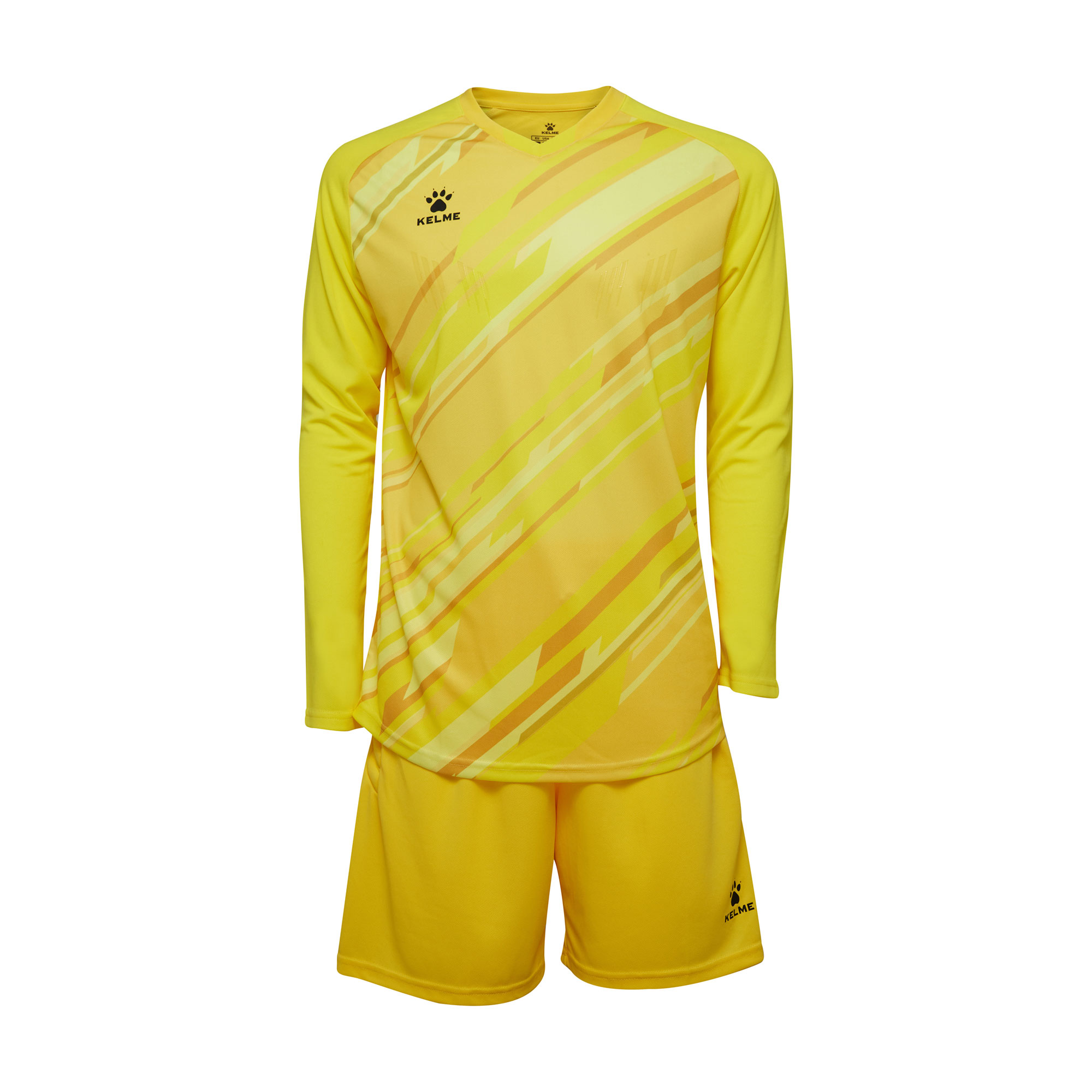 Kelme Panther Goalkeeper Kit Yellow