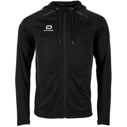 Stanno Stadio Full Zip Hoodie Black Anthracite