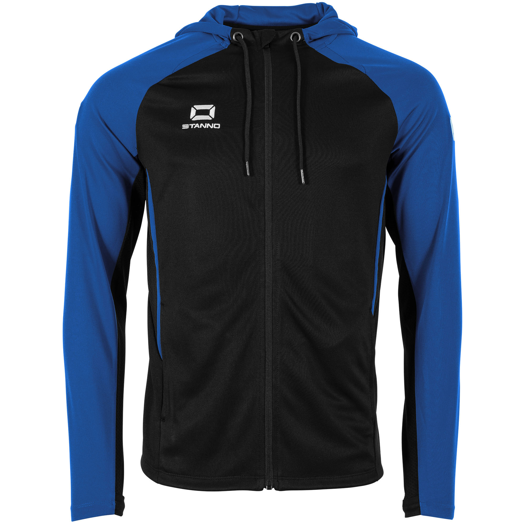 Stanno Stadio Full Zip Hoodie Black Blue