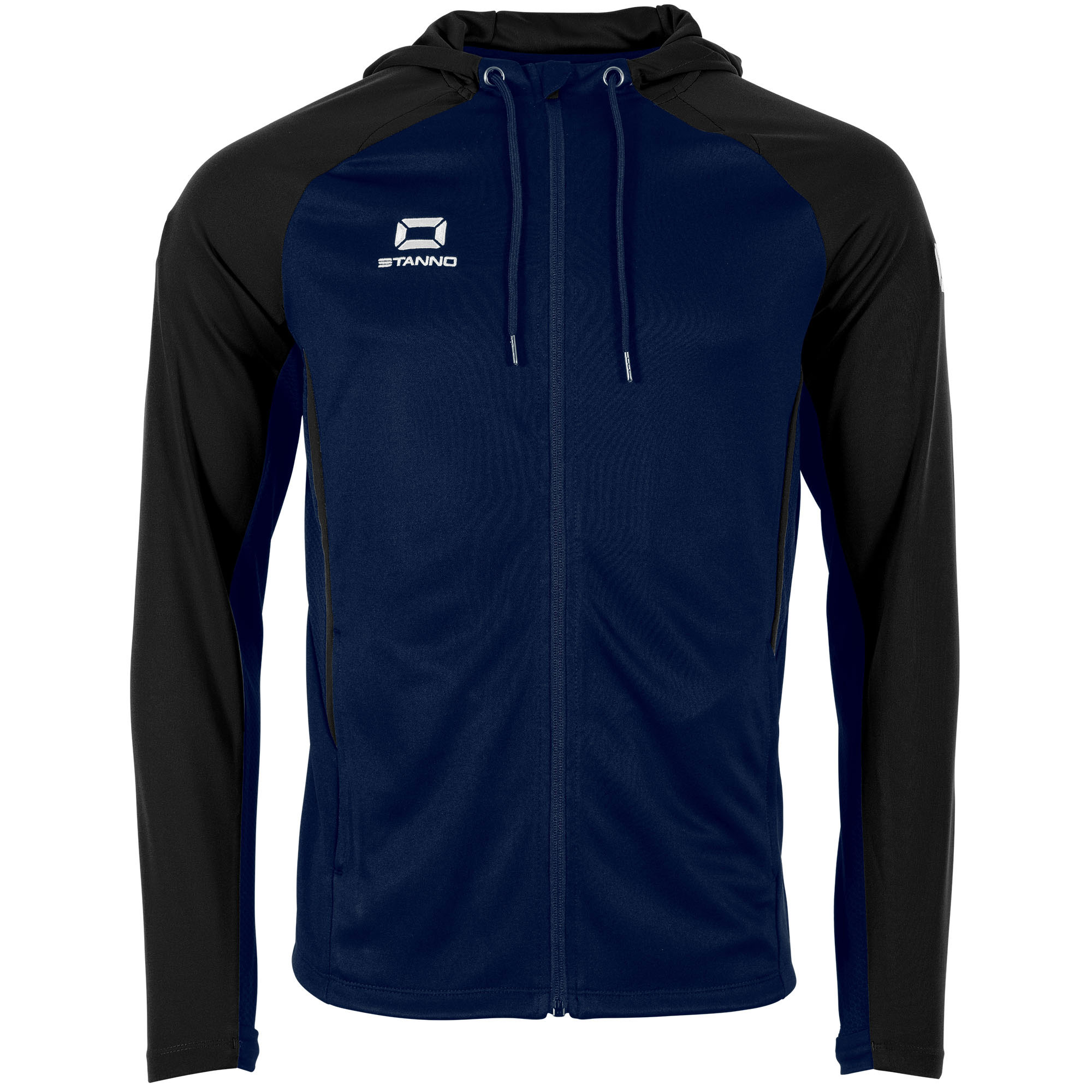 Stanno Stadio Full Zip Hoodie Navy Black