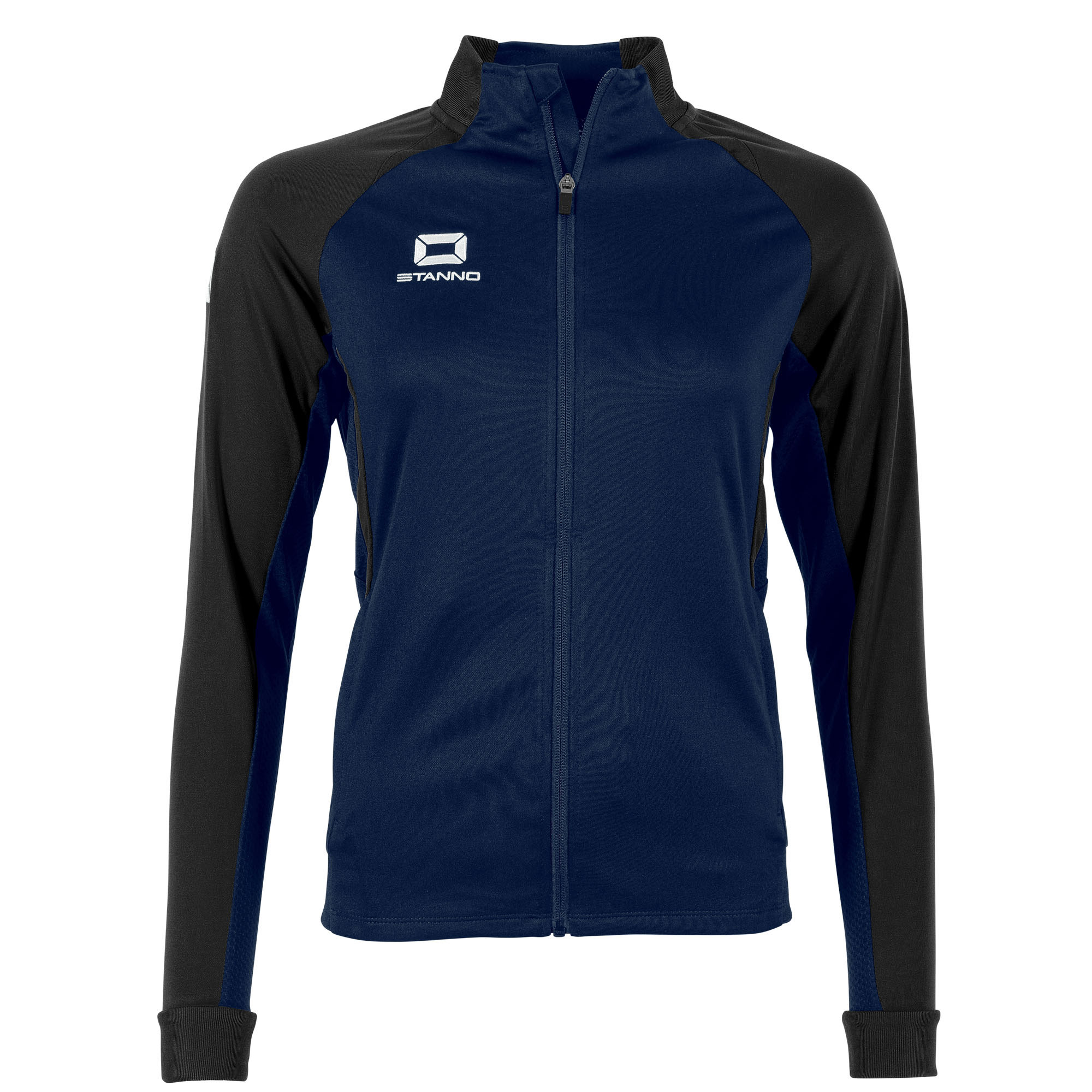 Stanno Stadio Ladies Full Zip Tracksuit Top Navy Black