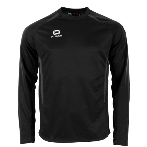 Stanno Stadio Round Neck Sweatshirt Black Anthracite