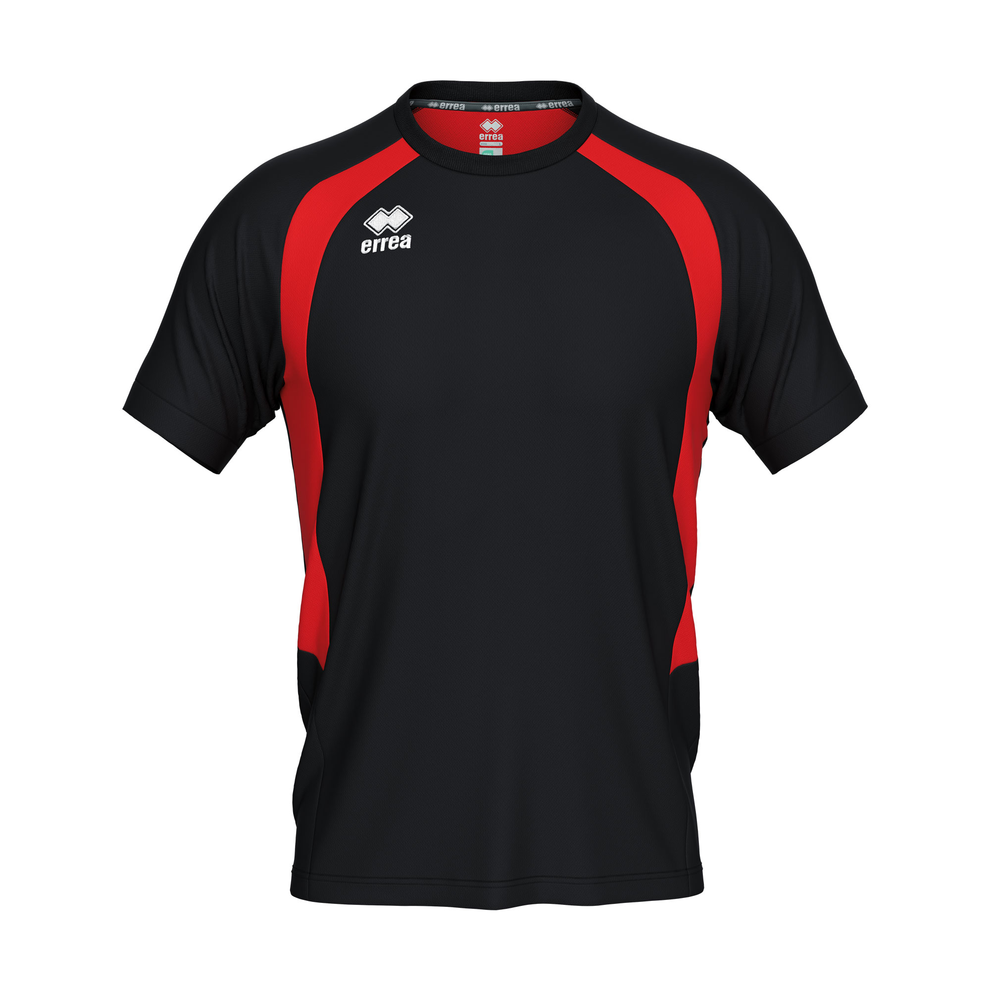 Errea Adrien Football Shirt Black Red Errea Adrien Football Shirt Black Red