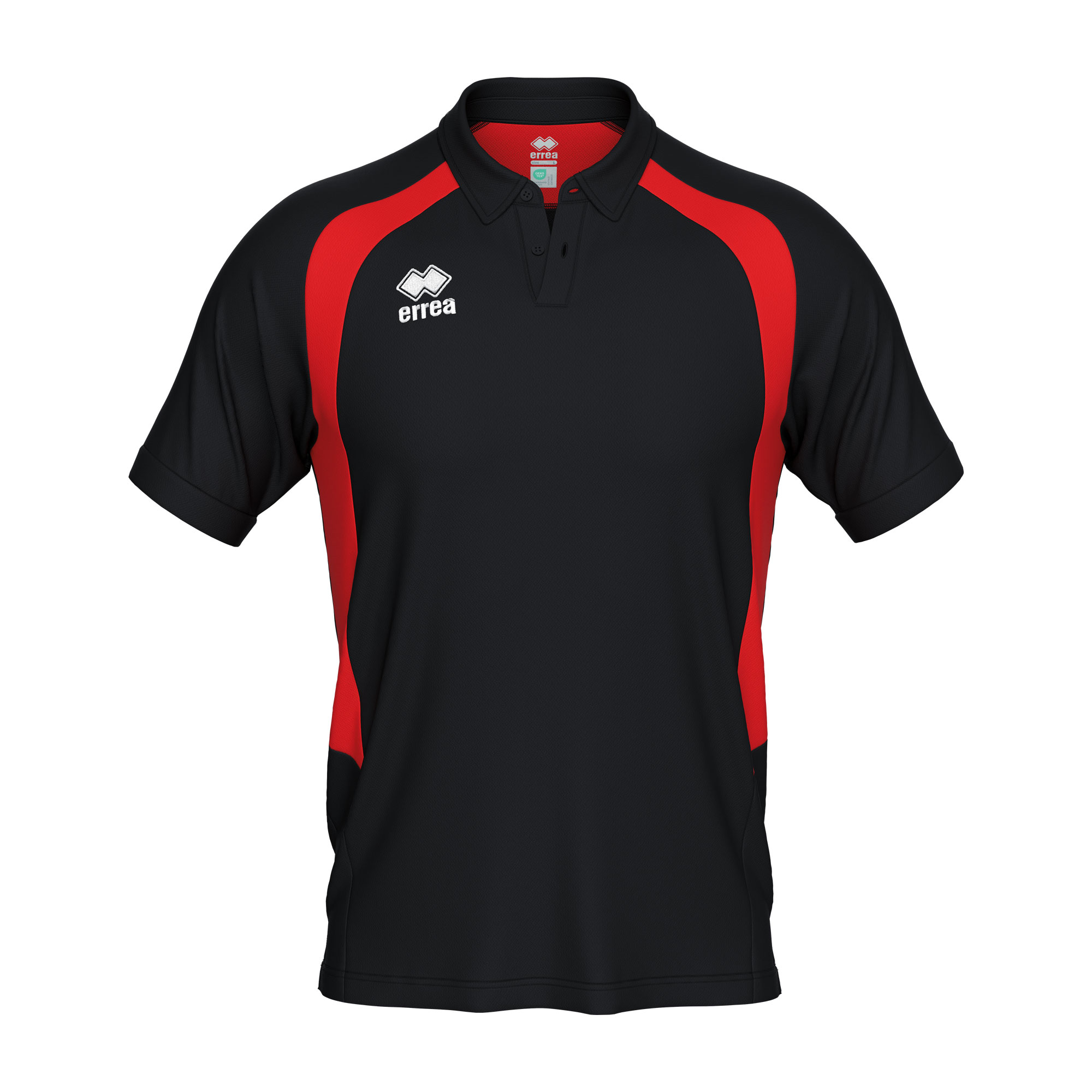 Errea Arco Polo Shirt Black Red Errea Arco Polo Shirt Black Red