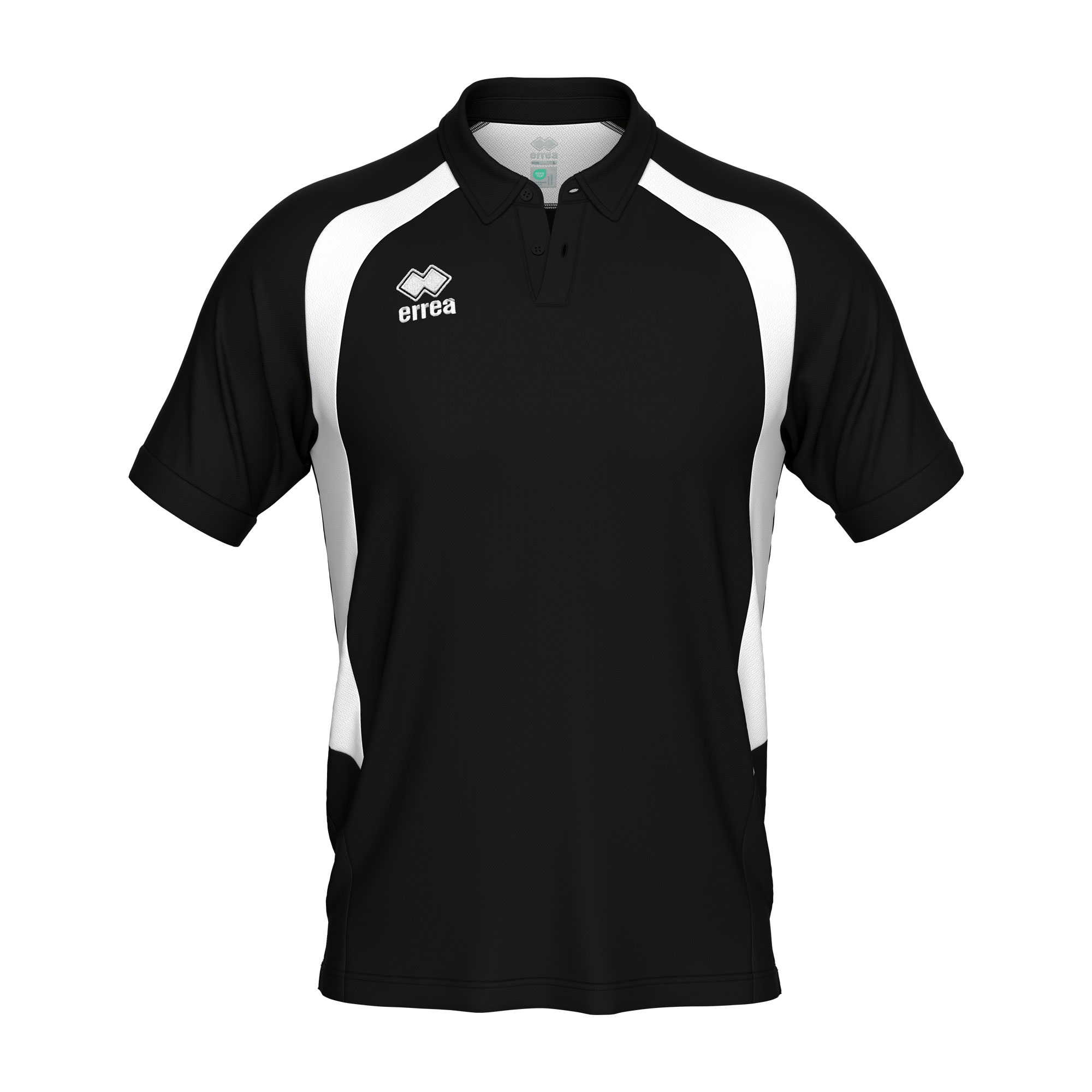 Errea Arco Polo Shirt Black White Errea Arco Polo Shirt Black White