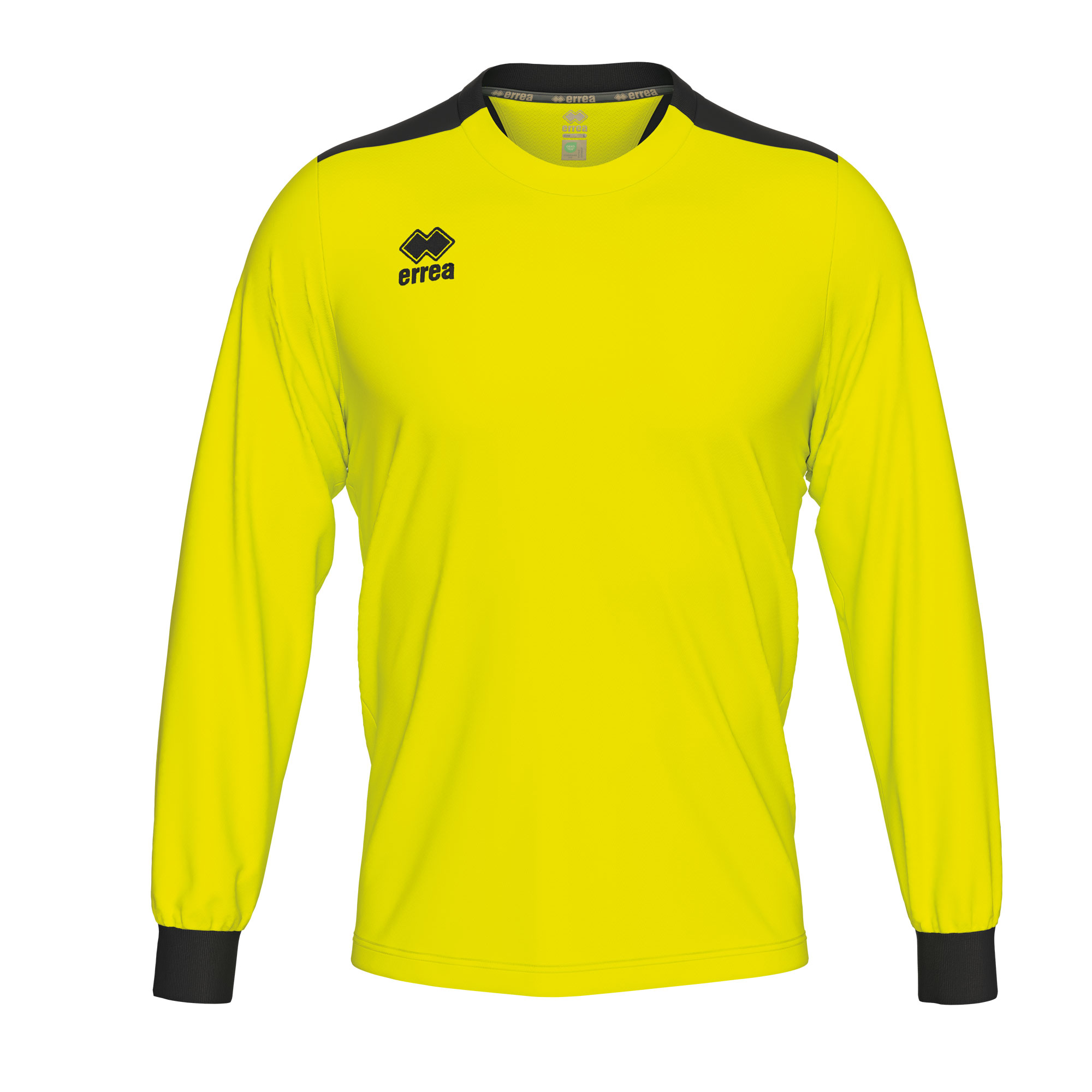 Errea Keita Goalkeeper Shirt Yellow Fluo Black
