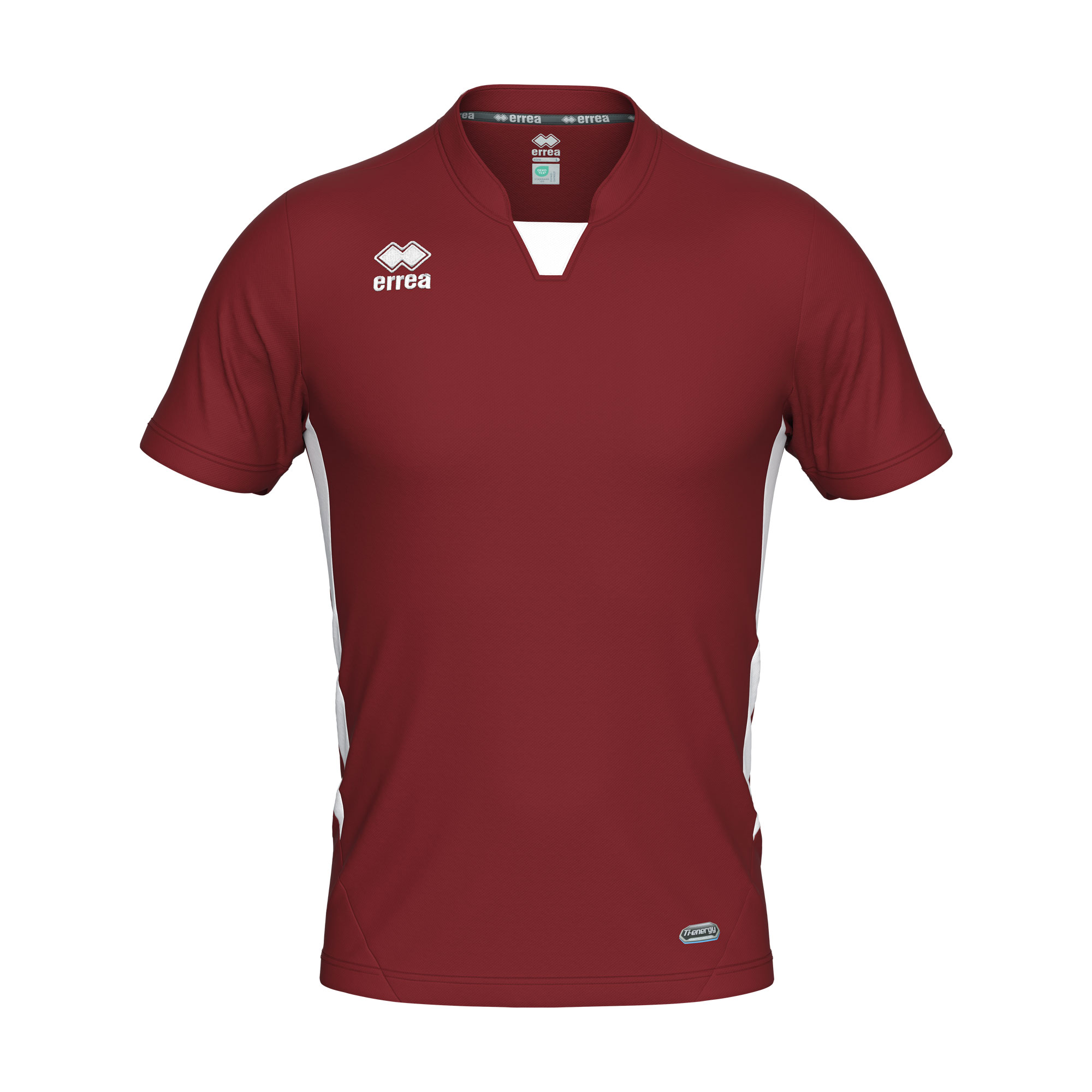 Errea Ti Mothy 3 Football Shirt Maroon White Errea Ti Mothy 3 Football Shirt Maroon White