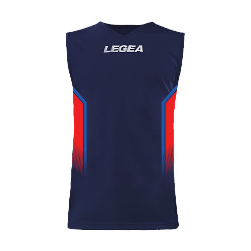 Legea Miami Basketball Singlet Navy Red Blue Legea Miami Basketball Singlet Navy Red Blue