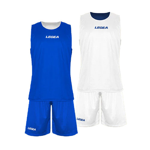 Legea Reverse Basketball Kit Blue White Legea Reverse Basketball Kit Blue White