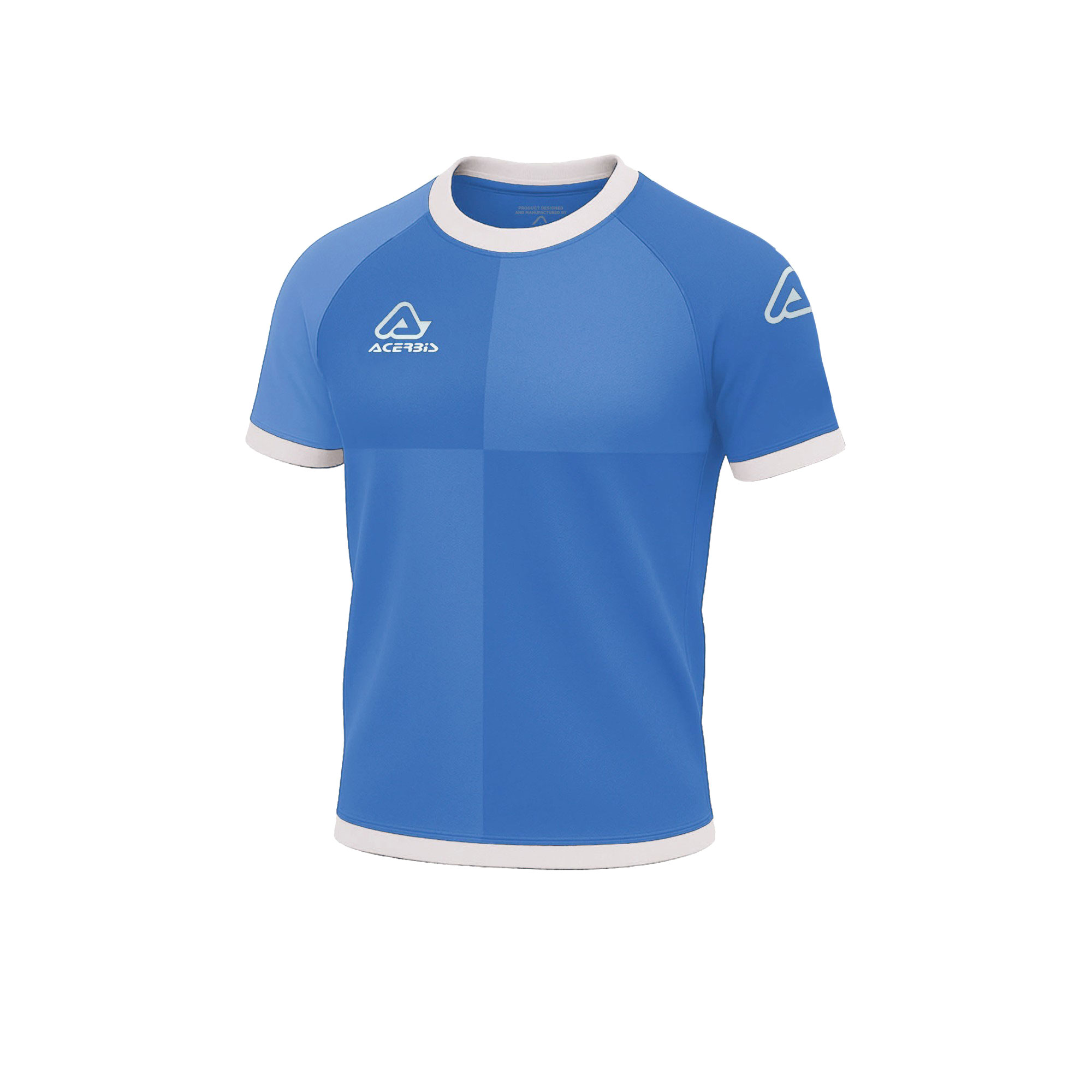 Acerbis Shadow Football Shirt Blue White Acerbis Shadow Football Shirt Blue White