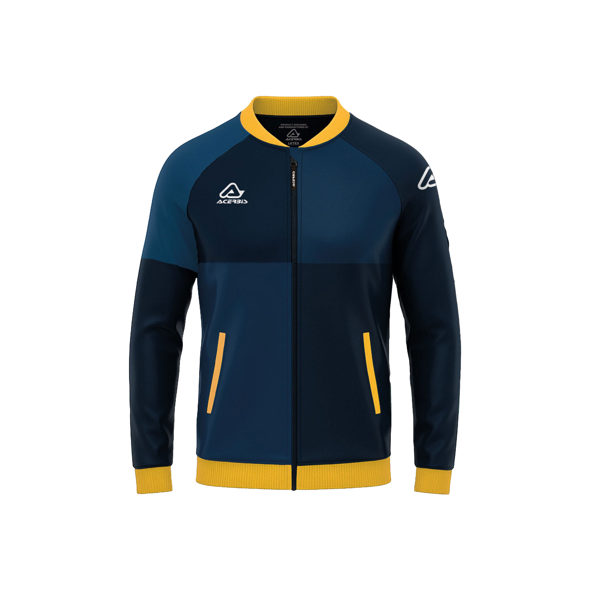 Acerbis Shadow Tracksuit Jacket Navy Yellow Acerbis Shadow Tracksuit Jacket Navy Yellow