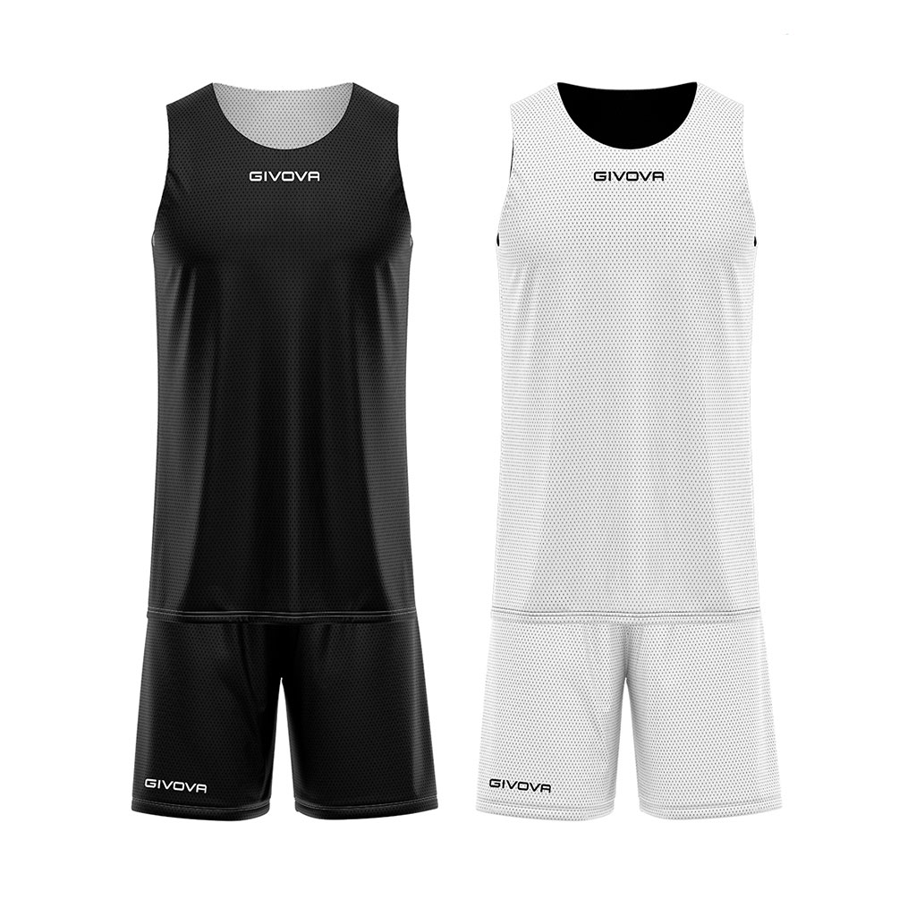 Givova Reverse Basketball Kit Black White Givova Reverse Basketball Kit Black White