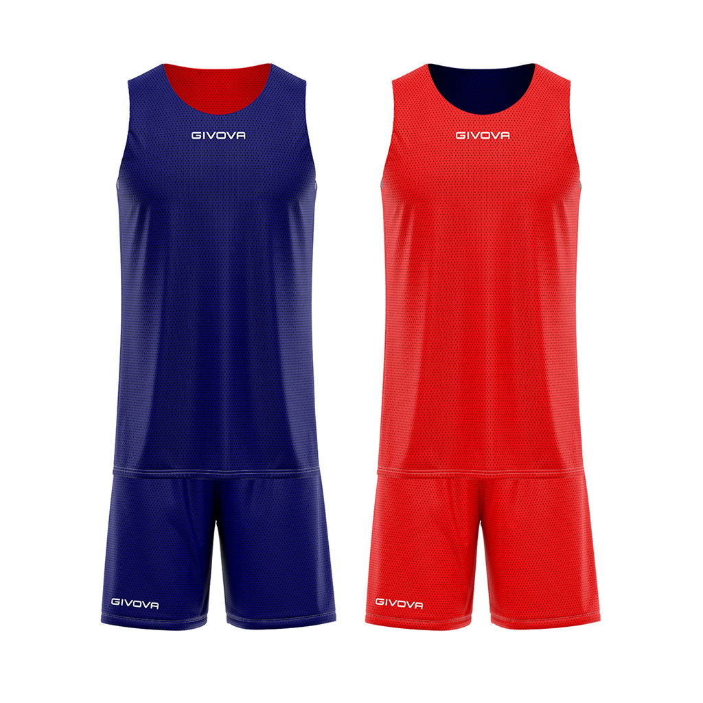 Givova Reverse Basketball Kit Navy Red Givova Reverse Basketball Kit Navy Red
